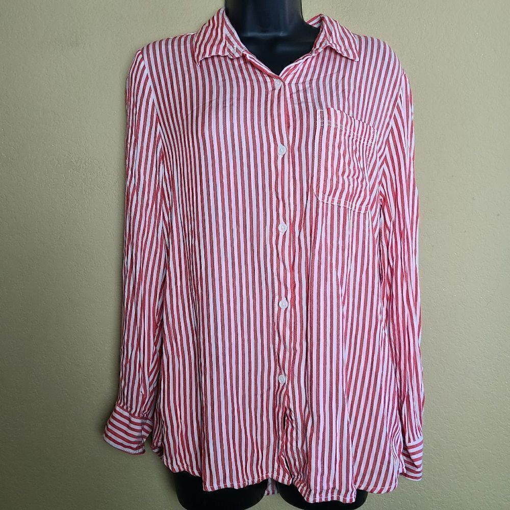 BeachLunchLounge Striped Button Up  - Picture 2 of 9